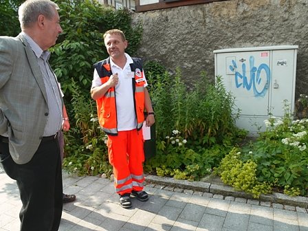 Junge Sanit&auml;ter im Wettstreit