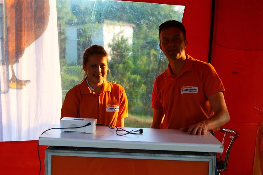 Auch am Samstag wurde gefeiert