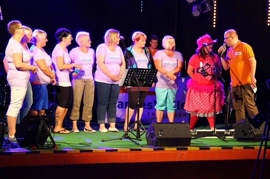 Auch am Samstag wurde gefeiert