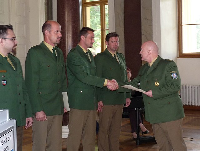 Bef&ouml;rderung bei der Polizei