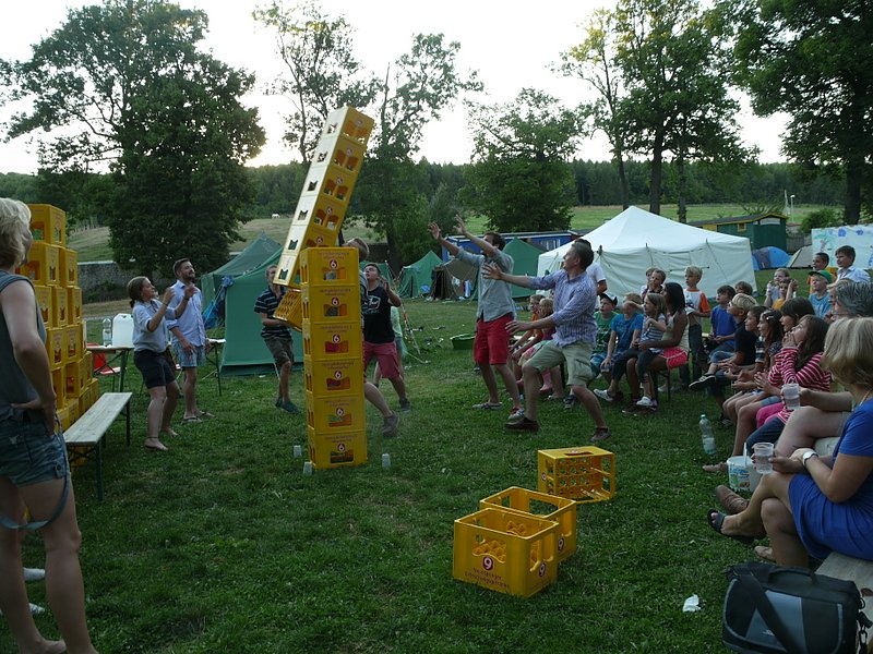 Abschlussabend des Zeltlagers der Johanniter