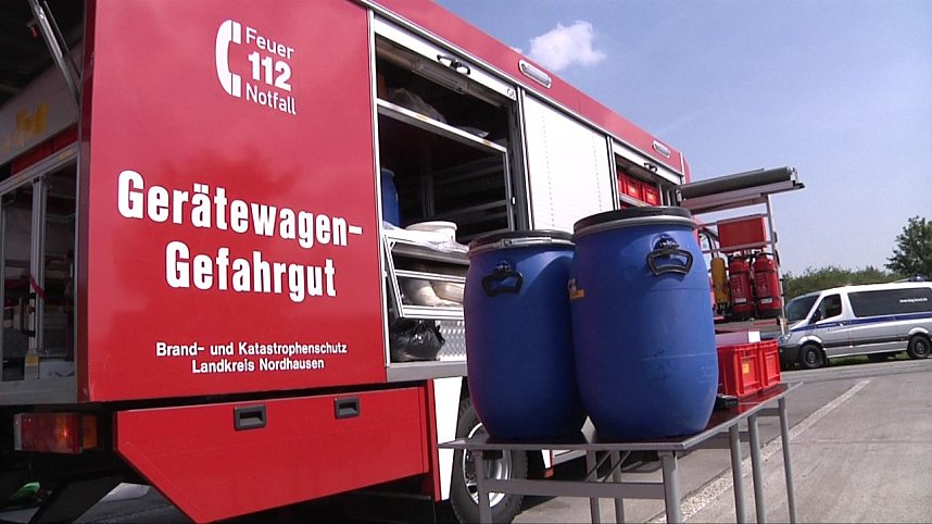 Giftige Substanz ausgetreten