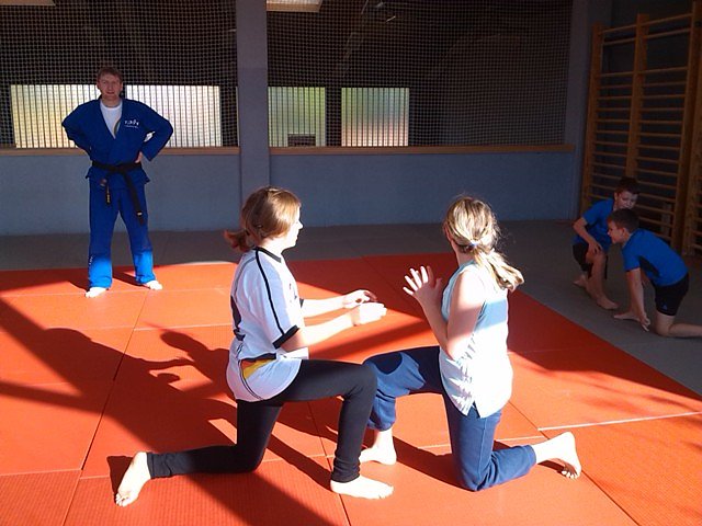 Schwimmer bei JuJutsu