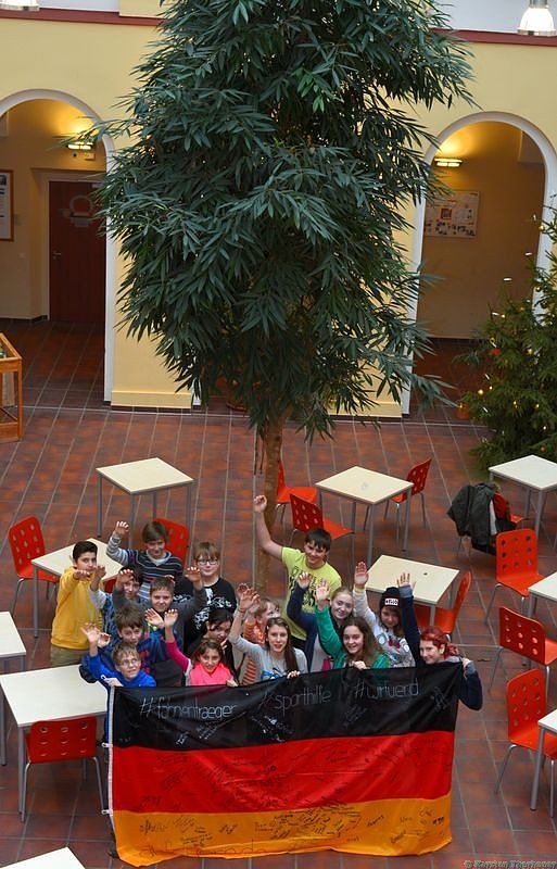 Eine Fahne verbindet