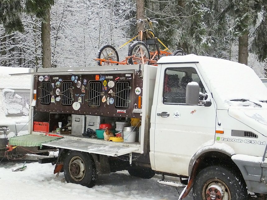 Schlittenhunderennen in Benneckenstein