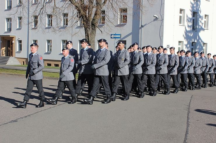 Indienststellung  des neuen Bataillons in Th&uuml;ringen