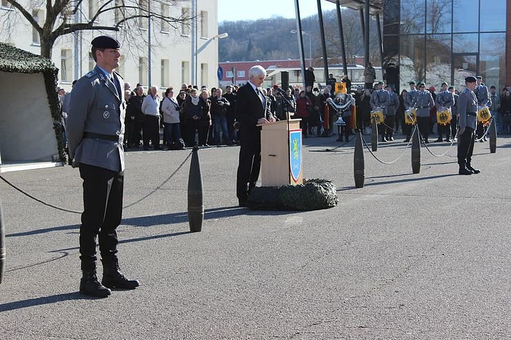 Indienststellung  des neuen Bataillons in Th&uuml;ringen