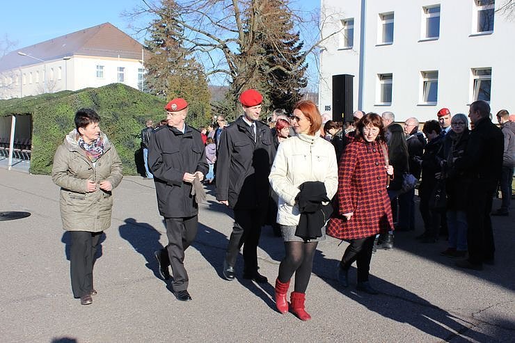 Indienststellung  des neuen Bataillons in Th&uuml;ringen
