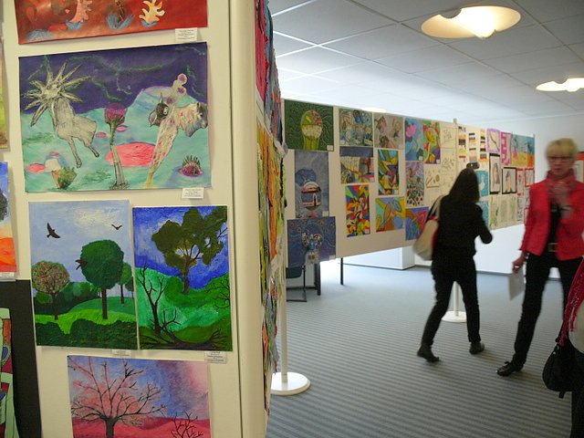 Unsere besten Arbeiten - Sch&uuml;lerausstellung in Leinefelde