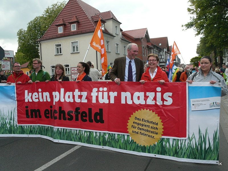 Protest gegen Neonazis