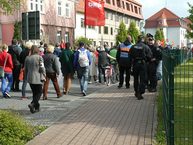 Protest gegen Neonazis