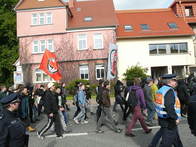 Protest gegen Neonazis
