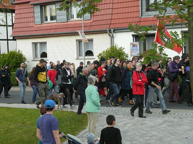 Protest gegen Neonazis