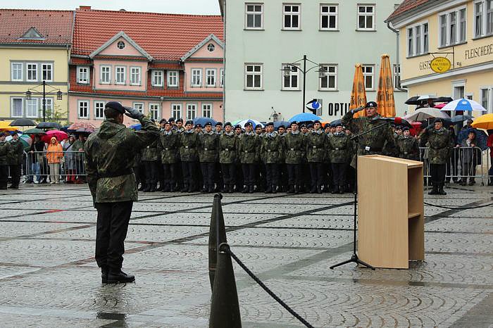 &Ouml;ffentliche Vereidigung in Sondershausen