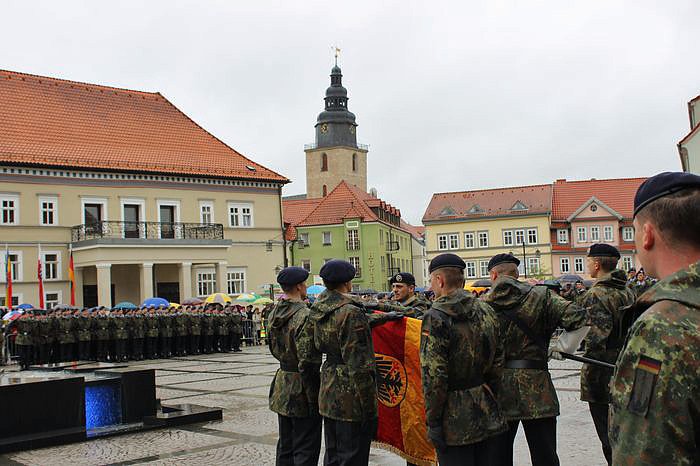 &Ouml;ffentliche Vereidigung in Sondershausen