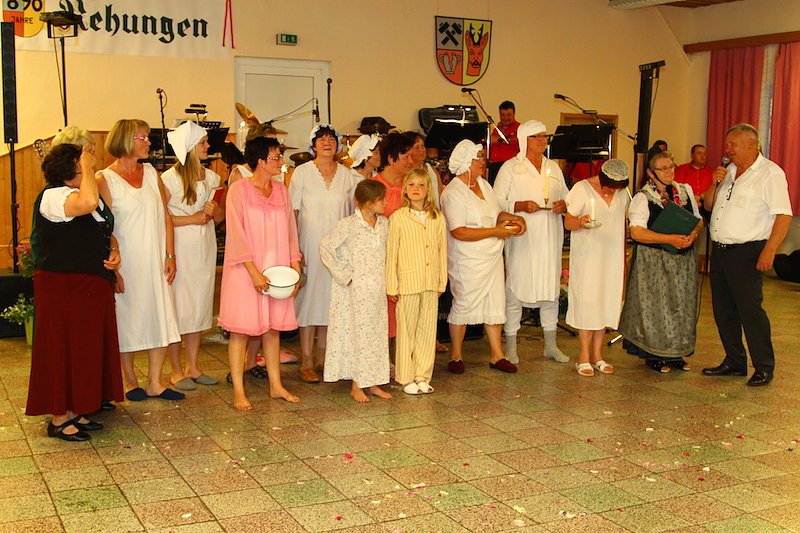 890 Jahre Rehungen: Die Er&ouml;ffnungsfeier