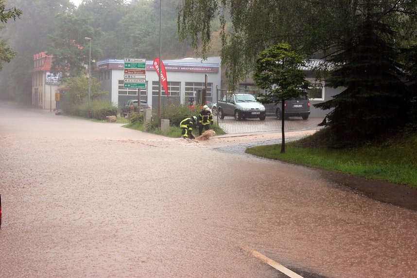 Einsatz nach Unwetter
