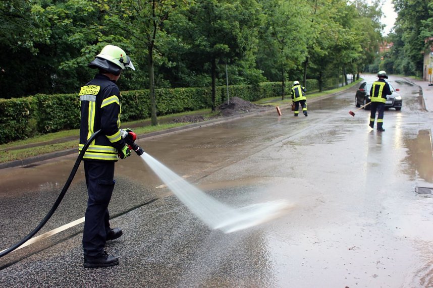 Einsatz nach Unwetter