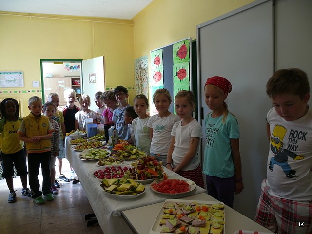 Schulfest mit gesundem Fr&uuml;hst&uuml;ck