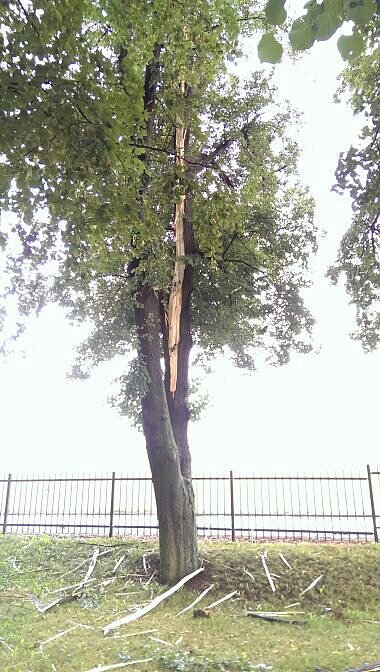 Unwetter in Niederorschel