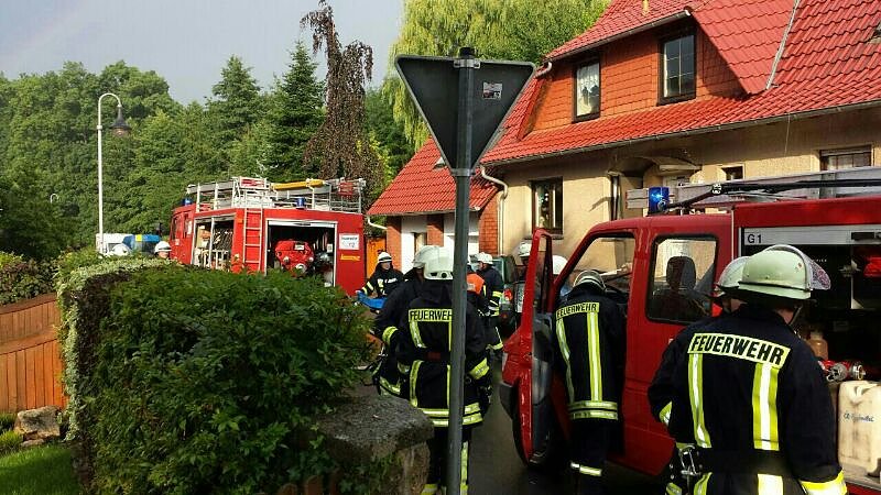 Unwetter in Niederorschel