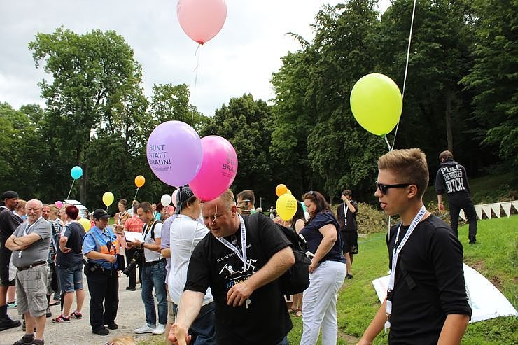 Zeichen gegen Rechts gesetzt