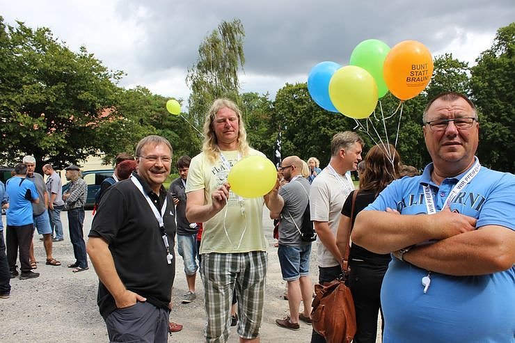 Zeichen gegen Rechts gesetzt