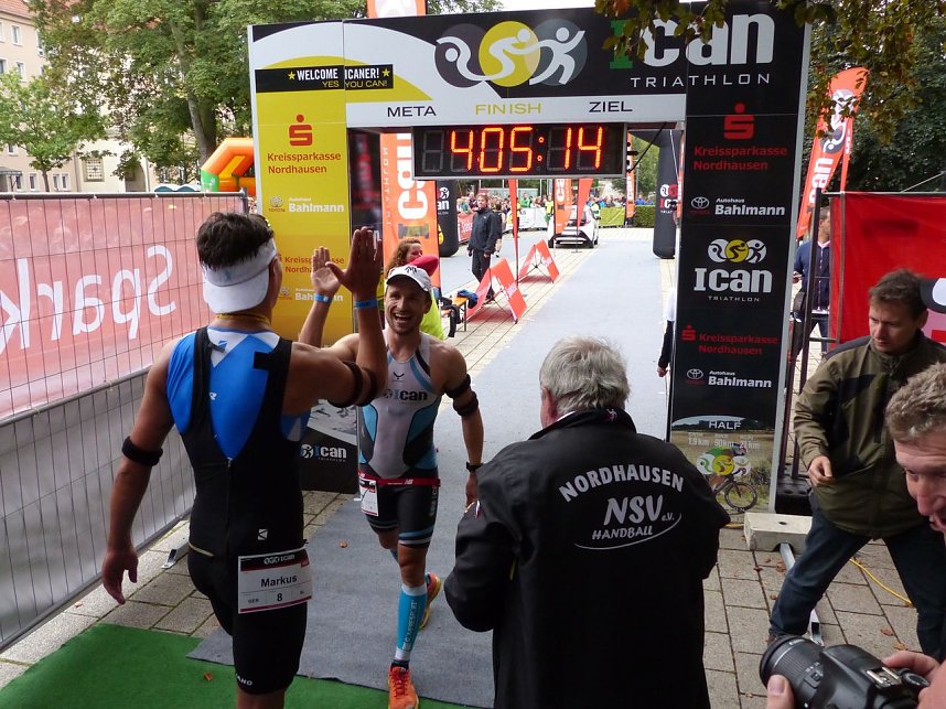 Zieleinlauf beim ICAN