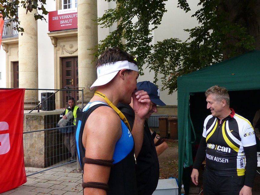 Zieleinlauf beim ICAN