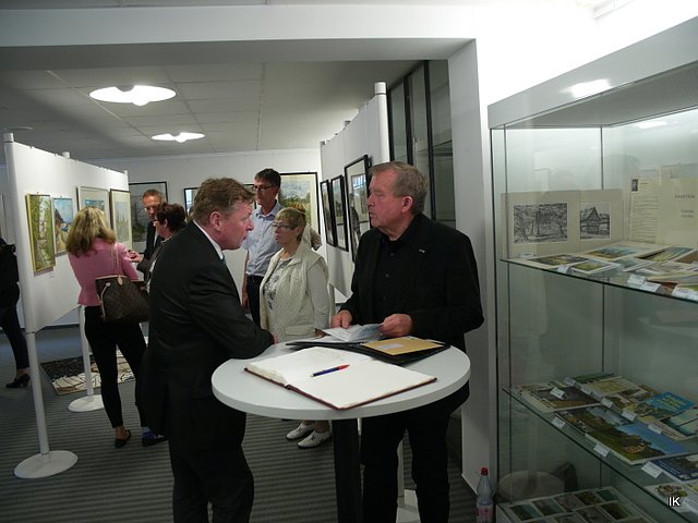 Er&ouml;ffnung der Ausstellung "Wege"