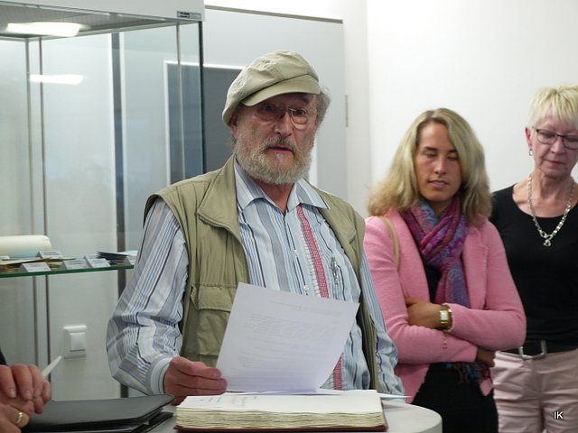 Er&ouml;ffnung der Ausstellung "Wege"