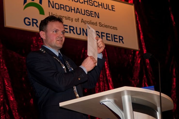 Absolventenfeier der FH Nordhausen im Theater Nordhausen