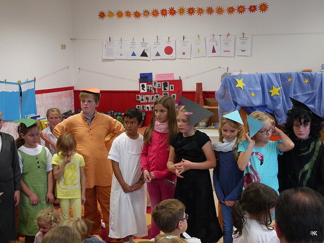 Geburtstagsfeier in der Montessorischule