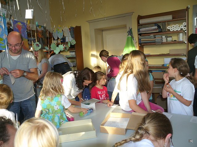 Geburtstagsfeier in der Montessorischule