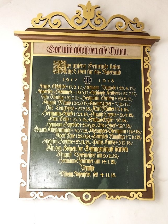 G&auml;&szlig;lein in Gro&szlig;bodunger Kircher