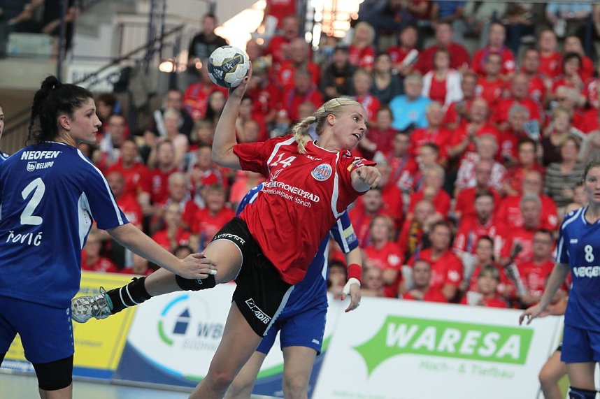 THC gewinnt erstes Champion League Spiel klar mit 33:20