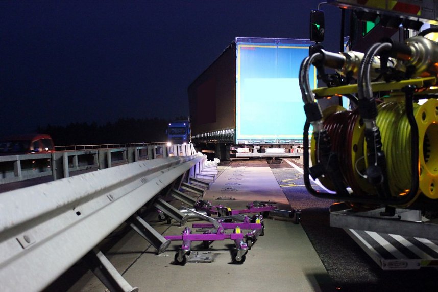 Unfall auf der A 38 zwischen Heiligenstadt und Leinefelde