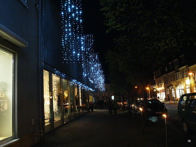 Lichterfest in der Bahnhofstra&szlig;e Leinefelde