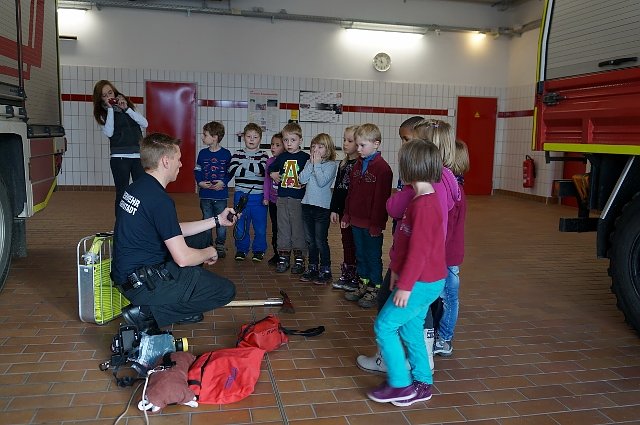Zu Besuch bei der Feuerwehr