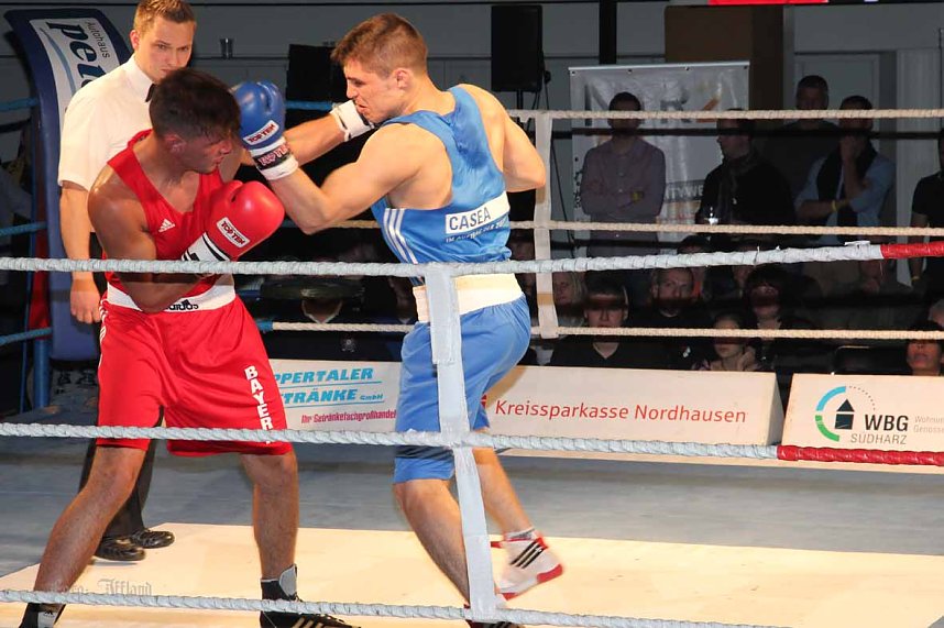 Boxnacht mit einem klaren Sie f&uuml;r den Nordh&auml;user Sportverein