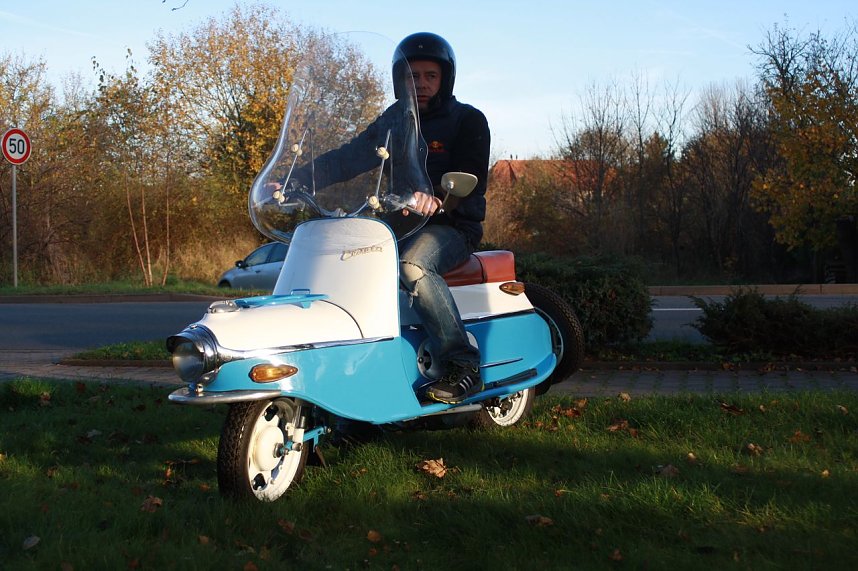 Motorroller aus sozialistischen Staaten rollten auch in der DDR