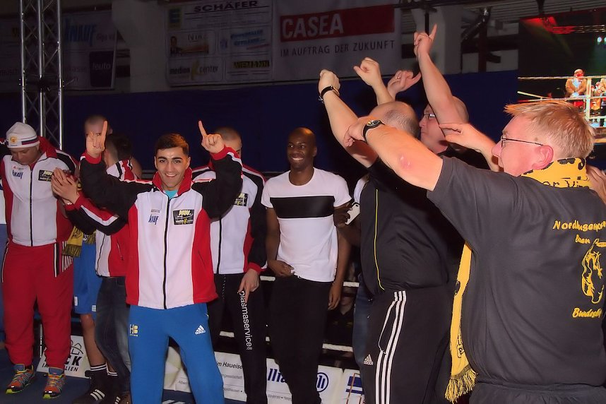 Boxnacht in der Ballspielhalle in Nordhausen