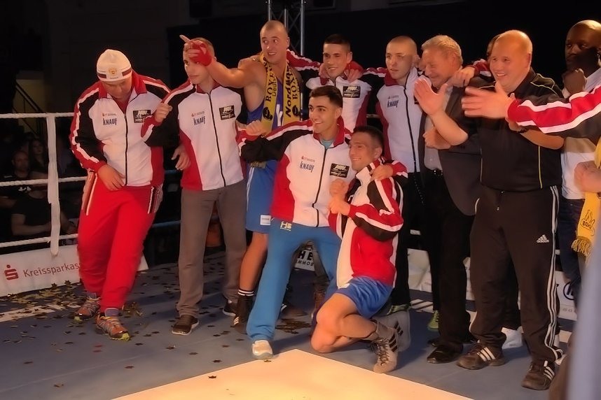 Boxnacht in der Ballspielhalle in Nordhausen