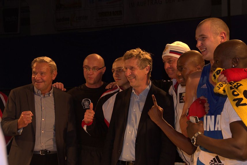 Boxnacht in der Ballspielhalle in Nordhausen