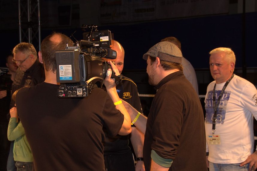 Boxnacht in der Ballspielhalle in Nordhausen