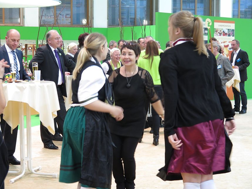 Empfang in der Th&uuml;ringen-Halle