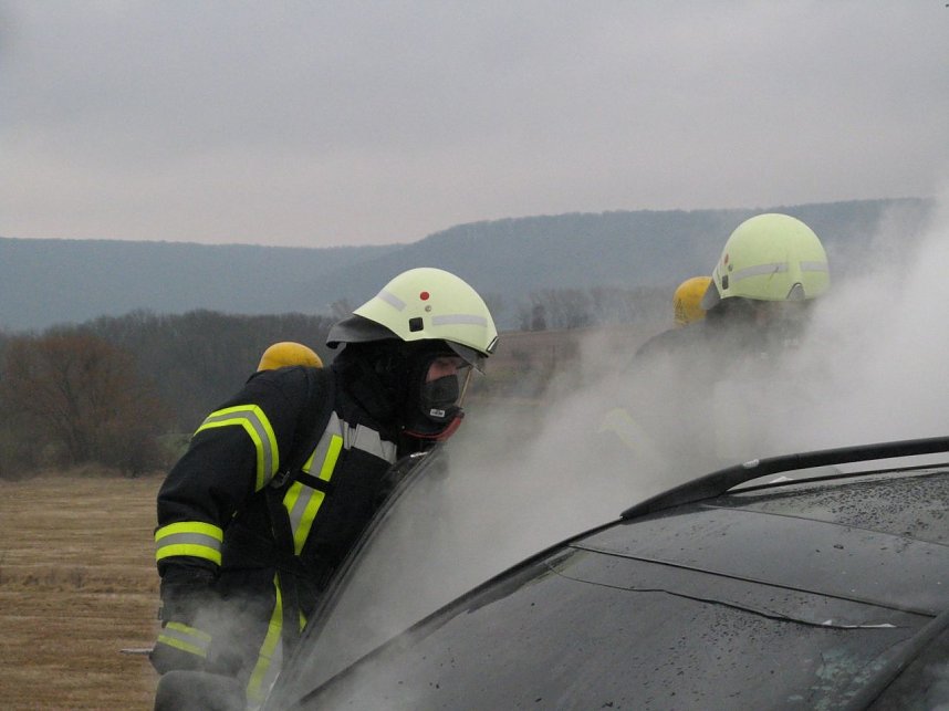 Auto ausgebrannt