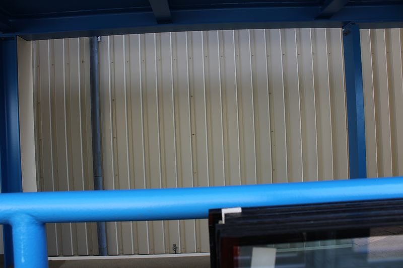 Neue Seilfahrtsbr&uuml;cke wird montiert