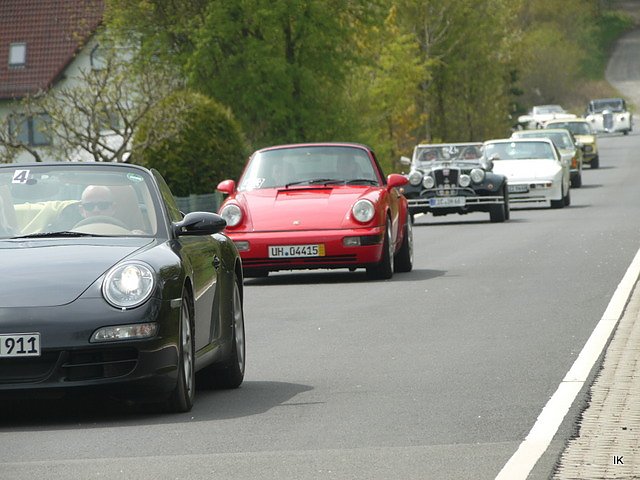 Oldtimer und Porsche - Ausfahrt am 1. Mai