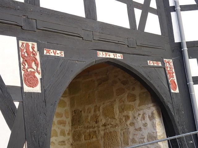 Sanierungsarbeiten auf der Burg